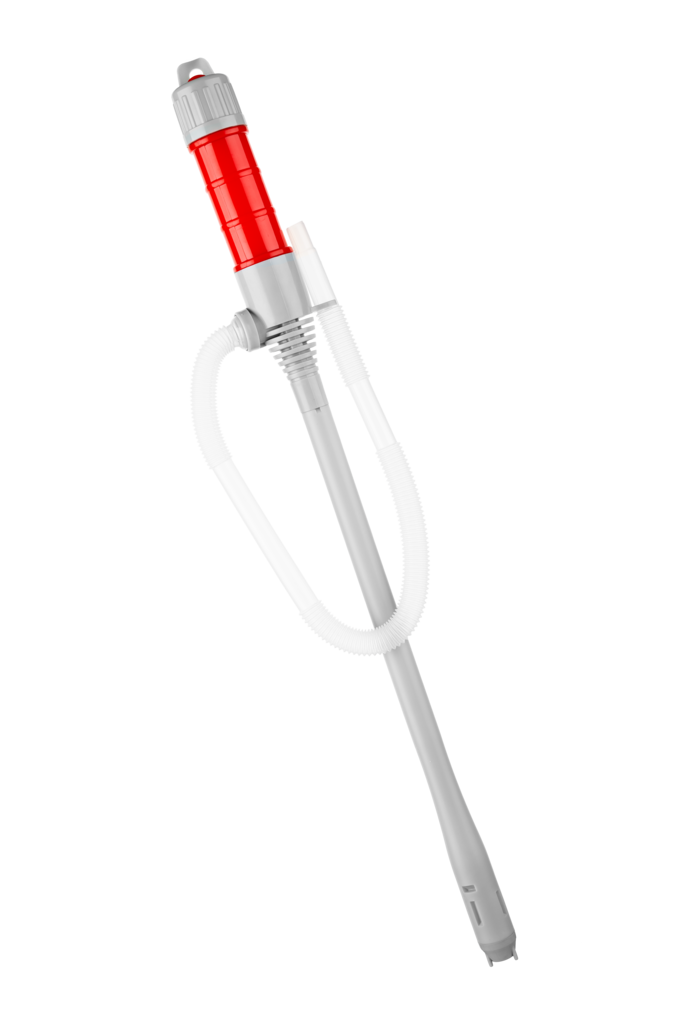 Pompa a sifone DP-18 trasparente/rosso