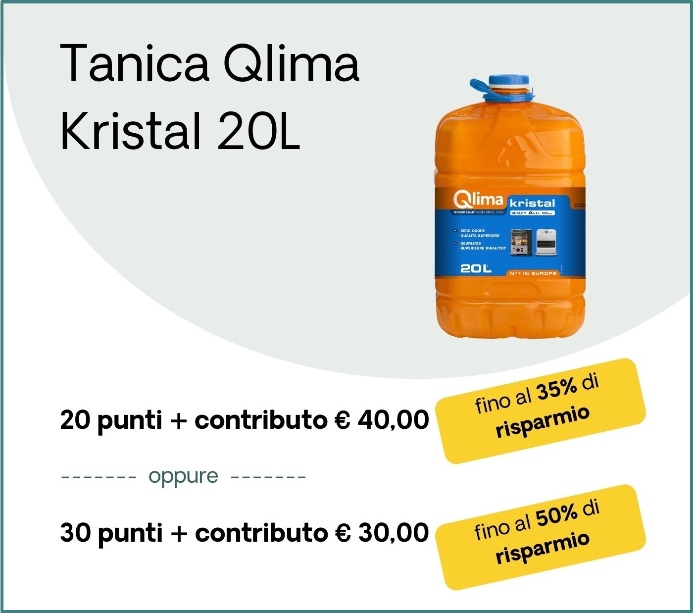 Qlima Kristal 20L risparmia fino al 50%